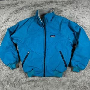 Vintage Patagonia Coat Blue Kids Large Womens XS Retro Ski Made in USA